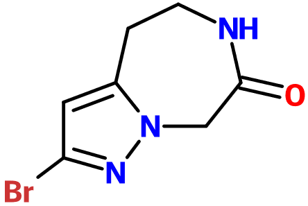 (image for) MC017896 2-Bromo-4,5,6,8-tetrahydropyrazolo[1,5-d][1,4]diazepin-7-one